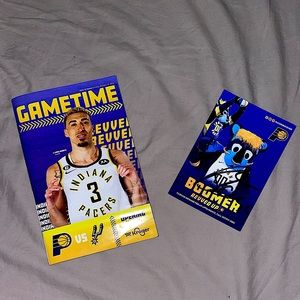 Pacers book and boomer autograph